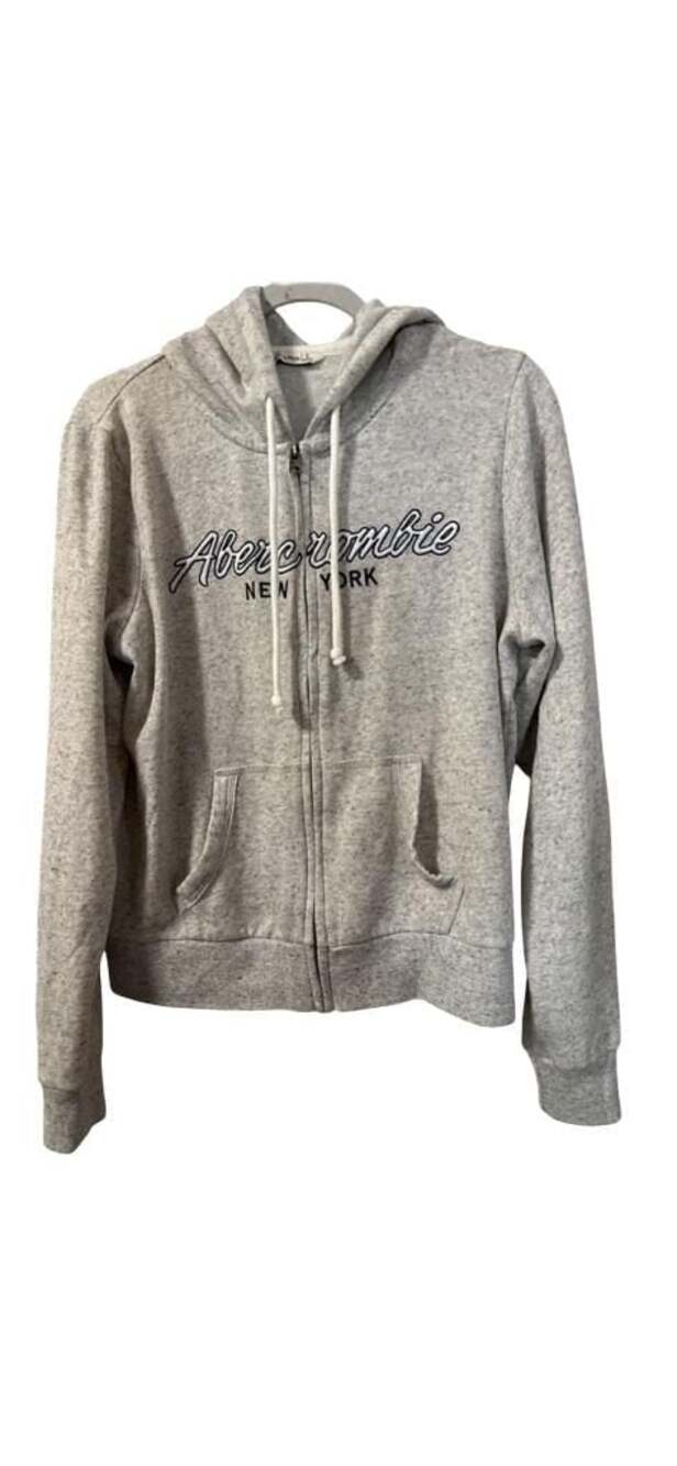 Abercrombie & Fitch New York Embroidered Full-Zip Hoodie